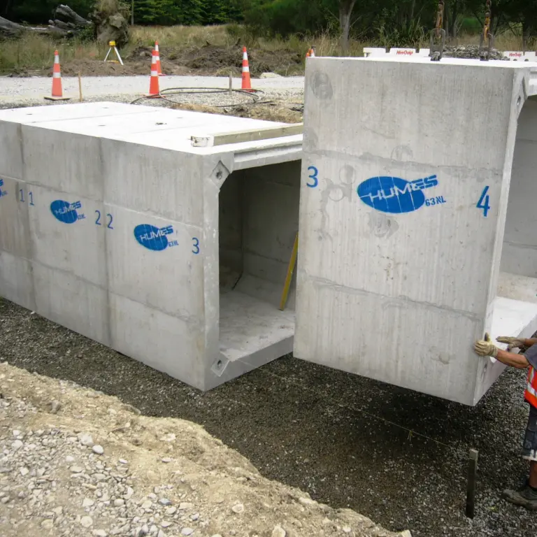 Boxes being installed 1